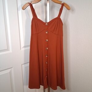 Rust Colored Dress Juniors Medium